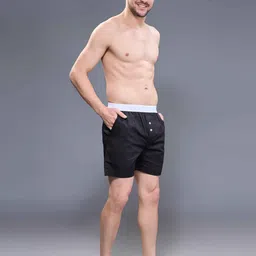 MAXZONE Men Solid Cotton Boxers-image-41
