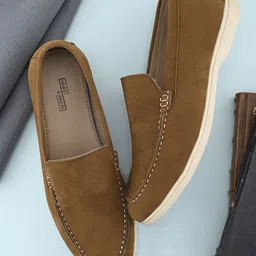 HERE&NOW Men Colourblocked Loafers-picture-55