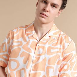 StitchX Abstract Printed Casual Shirt-image-9