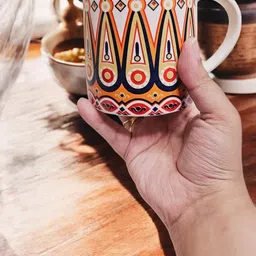 Handpainted Premium Ceramic Coffee MugMulticolour-image-14