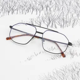 Ted Smith Unisex Square Sunglasses with UV Protected Lens STEPPER_C7-55