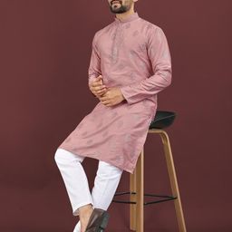 Leipzig Fashion Men Viscose Rayon Kurtas-image-93
