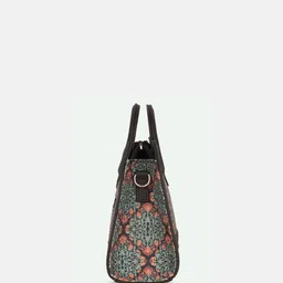 ZOUK Zoe Kolkata Nouveau Textured Structured Jute Sling Bag image 4