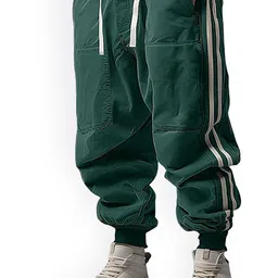 StyleCast x Revolte Men Striped Loose Fit Easy Wash Joggers Trousers-picture-34