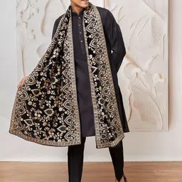 VASTRAMAY Men Regular Kurta with Pyjamas & With Dupatta image 4