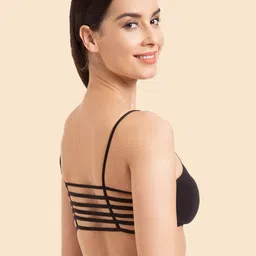 Joomie Medium Coverage Removable Pad Caged back Bra image 2