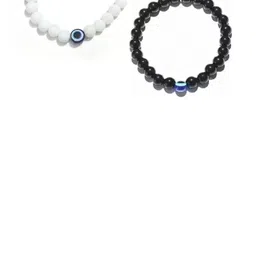 Divine souvenirs Unisex Set Of 2 Artificial Beaded Bracelets-4