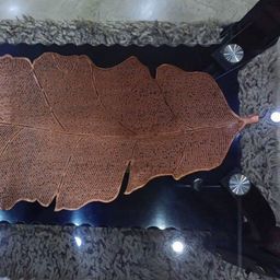 Dakshya Industries Copper Geometric Table Runner-image-78