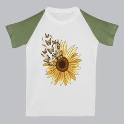 BAESD Kids Typography Printed Applique T-shirt-image-67