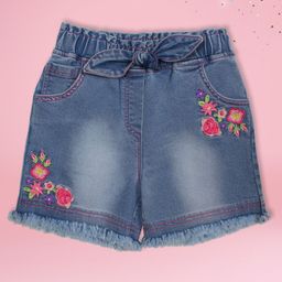 CUTECUMBER Girls Regular Fit Denim Shorts-image-33