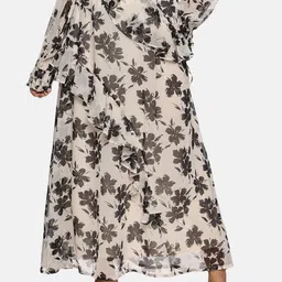 ISU Women Floral Printed Flared Maxi Skirt-picture-32