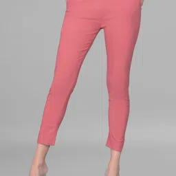 Comfort Lady Women High-Rise Slim Fit Trousers-image-93