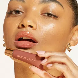 Makeup Revolution London Juicy Peptide Lip Balm 8ml - Nude Latte image 5