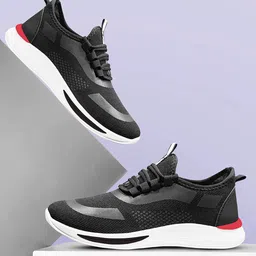 Spotwalk Men Mesh Running Shoes-picture-1