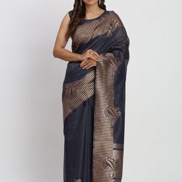 KALINI Warli Zari Linen Blend Saree-picture-43
