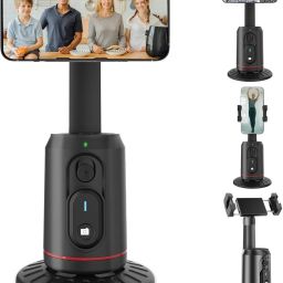 TRINGDOWN 360° Rotation Face Body Phone Camera Mount with Remote and Gesture Control Single Gimbal for Mobile-29