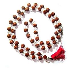 Divine souvenirs Unisex Rudraksh Statement Chain-19