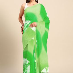 BUTA BUTI Tie and Dye Pure Cotton Saree-image-46