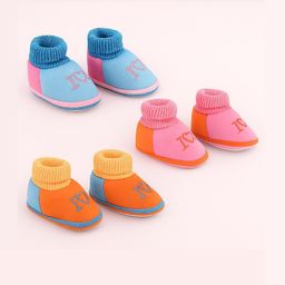 ONFEET Pack Of 3 Kids Cotton Booties-image-78