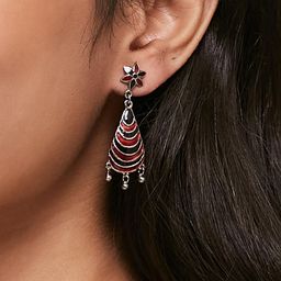 Fabindia Women Contemporary Metal Dangler Earrings-image-86