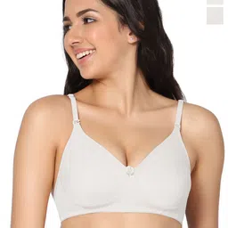Eden Women Pack Of 2 Non Wired Non Padded Full Coverage Daily Wear Cooling T-shirt Bra-image-15