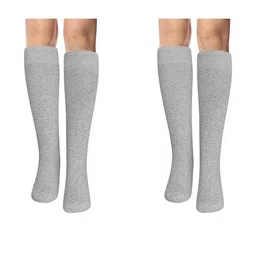 MUKHAKSH Unisex Grey Socks-image-9