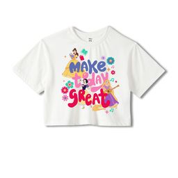 Wear Your Mind Girls Printed Pure Cotton Applique Boxy T-shirt-picture-5