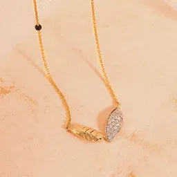 BELWICK Gold-Plated Zircon Mangalsutra-picture-8