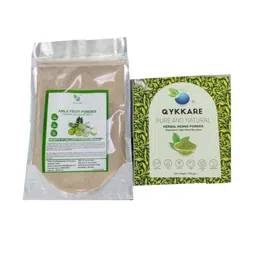 QYKKARE Set Of 2 Natural Henna & Amla Powder Hair Mask- 100g Each-14