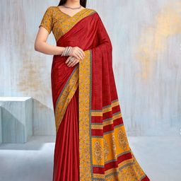 KALINI Poly Crepe Saree-picture-9