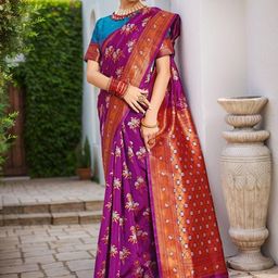 Anouk Rustic Woven Design Banarasi Saree-picture-30