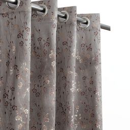 Myntra Elegant Homes Grey Melange Set of 2 Long Door Curtains and Sheers-picture-12