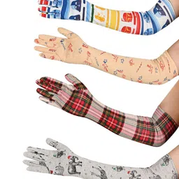 LOOM LEGACY Women Checked Sport Gloves-image-70