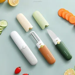 Pinopa Multifunctional 2 in 1 Stainless Steel Fruit Knife Peeler, Dual-Use Knife Knife-36
