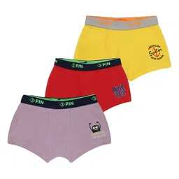 3PIN Pack of 3 Boys Solid Trunks-image-33