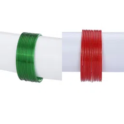 1ST TIME Set Of 24 Green Alloy Bangles-picture-6