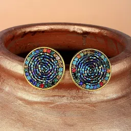 KPOP Silver-Plated Rhinestone Contemporary Studs-image-62
