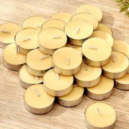 Aromatic Fables Yellow 50 pieces Tea Light Candle-18