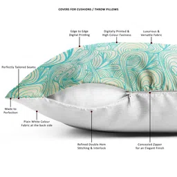 ArtzFolio Multicoloured Set of 2 Square Cushion Covers image 4