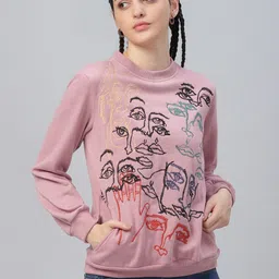 Athena Women Embroidered Sweatshirt-image-42