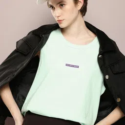 Kook N Keech Women Typography Printed Round Neck Cotton T-shirt-image-39