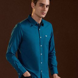 THE BEAR HOUSE Men Slim Fit Opaque Casual Shirt-image-15