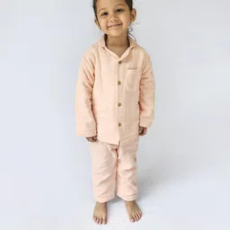 Snuggly Spaces Kids-Unisex Pink Nightdress-image-93