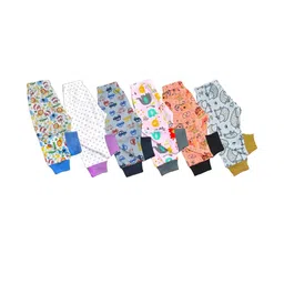 VParents Kids Conversational Printed Cotton Track Pants-picture-4