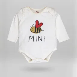 THE COTTON BABY Infants Bee Printed Cotton Rompers-picture-25