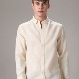 Banana Club Men Classic Slim Fit Semi Sheer Checked Casual Shirt-image-54