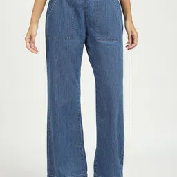 Global Republic Women Loose Fit High-Rise Trousers-image-96