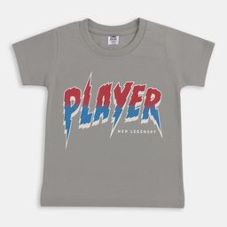 Here&Now X Game Begins Boys Typography Printed Rapid-Dry Pure Cotton T-shirt-picture-22