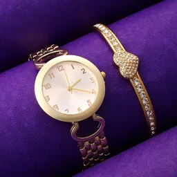 HAUTE SAUCE by Campus Sutra Women Set Of Byzantine Watch & Bracelet SSM25_HSWB5131-image-91