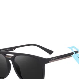 FUNGLASSES Unisex Aviator Sunglasses with UV Protected Lens VINCET BLK image 4